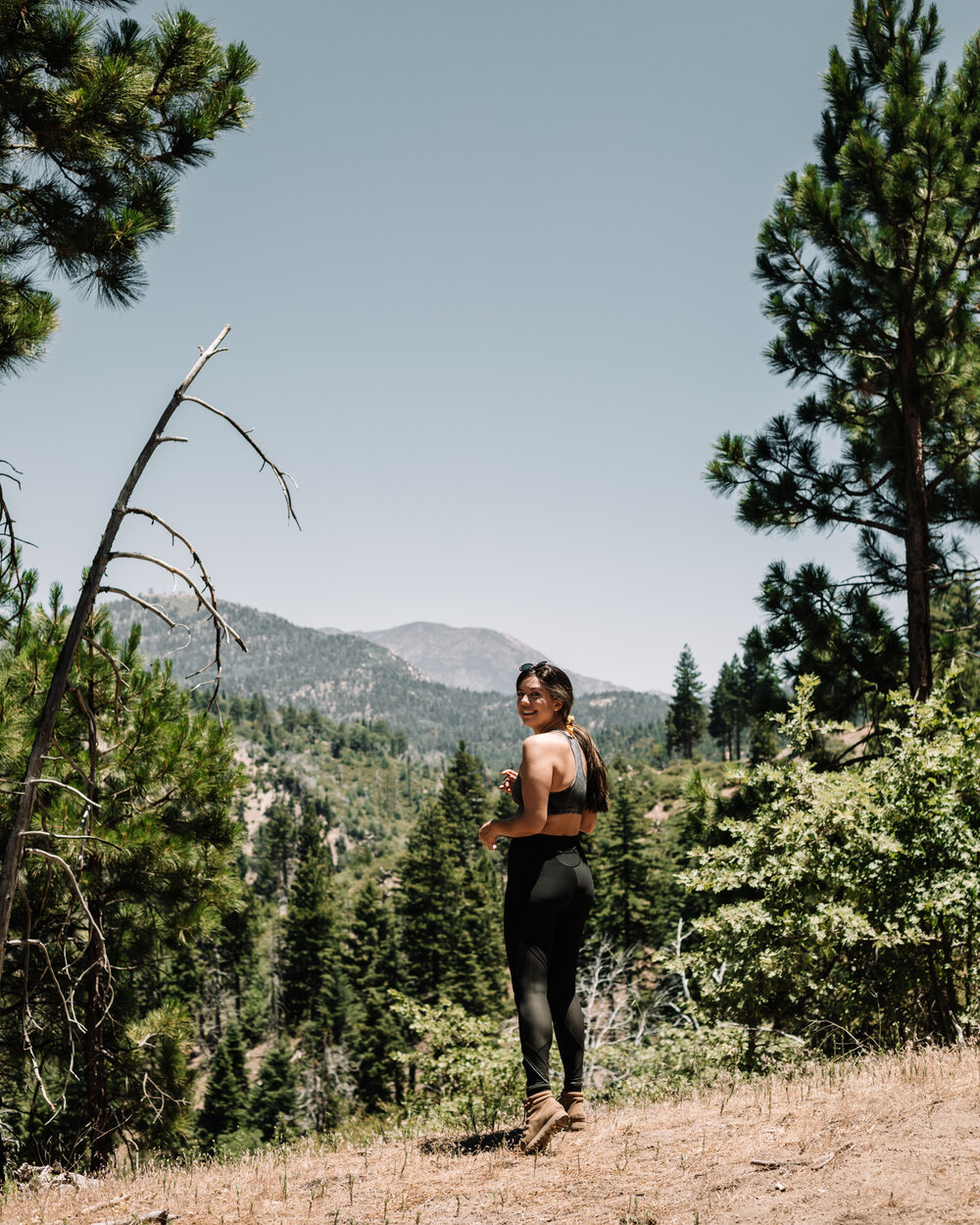 Rachel Off Duty: Woman Hiking in Big Bear, California