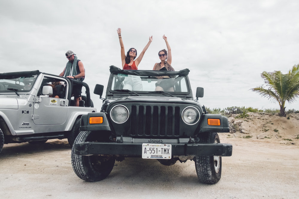 Rachel Off Duty: Women on a Jeep