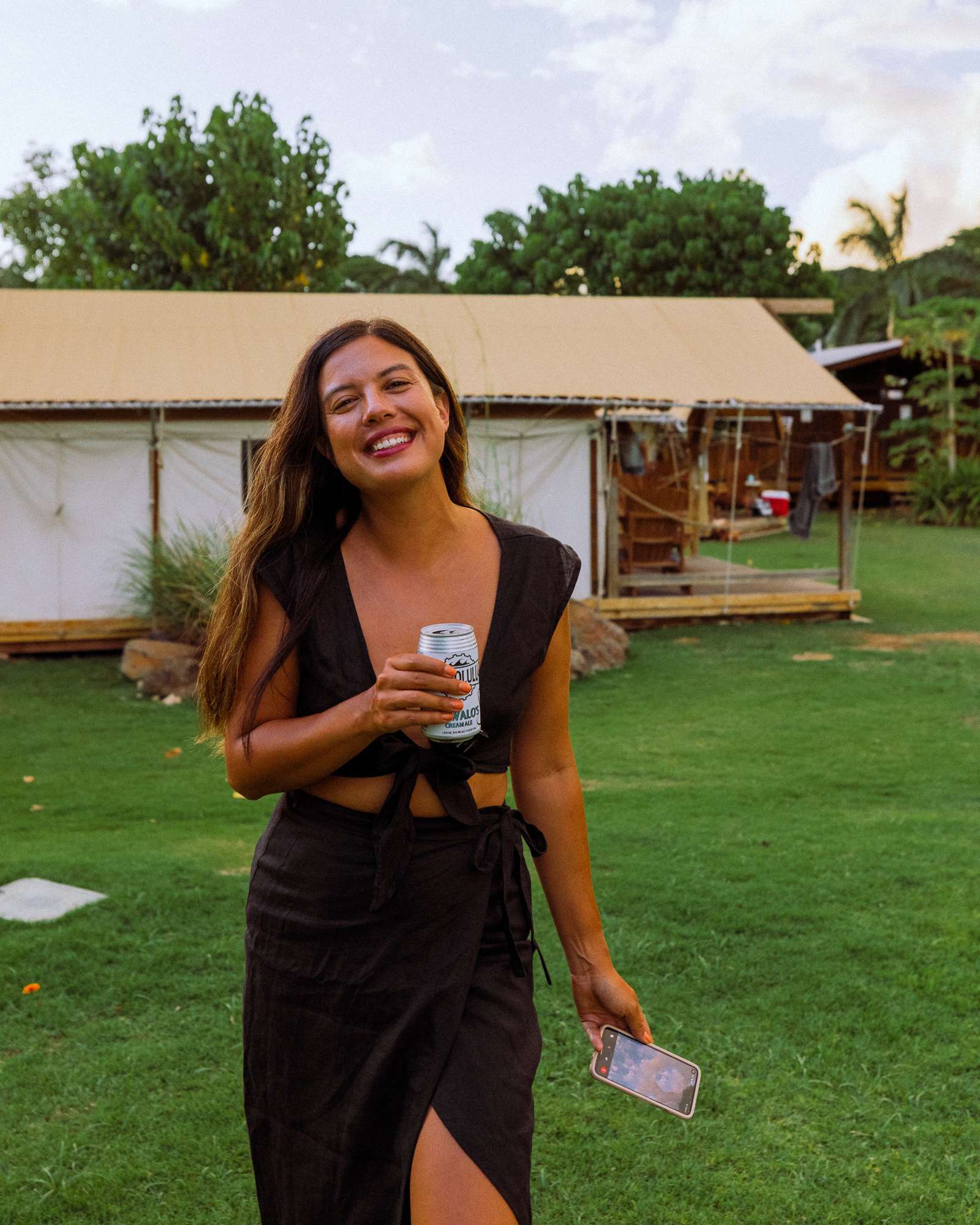 Rachel Off Duty: Woman Smiling at Camp Olowalu in Maui