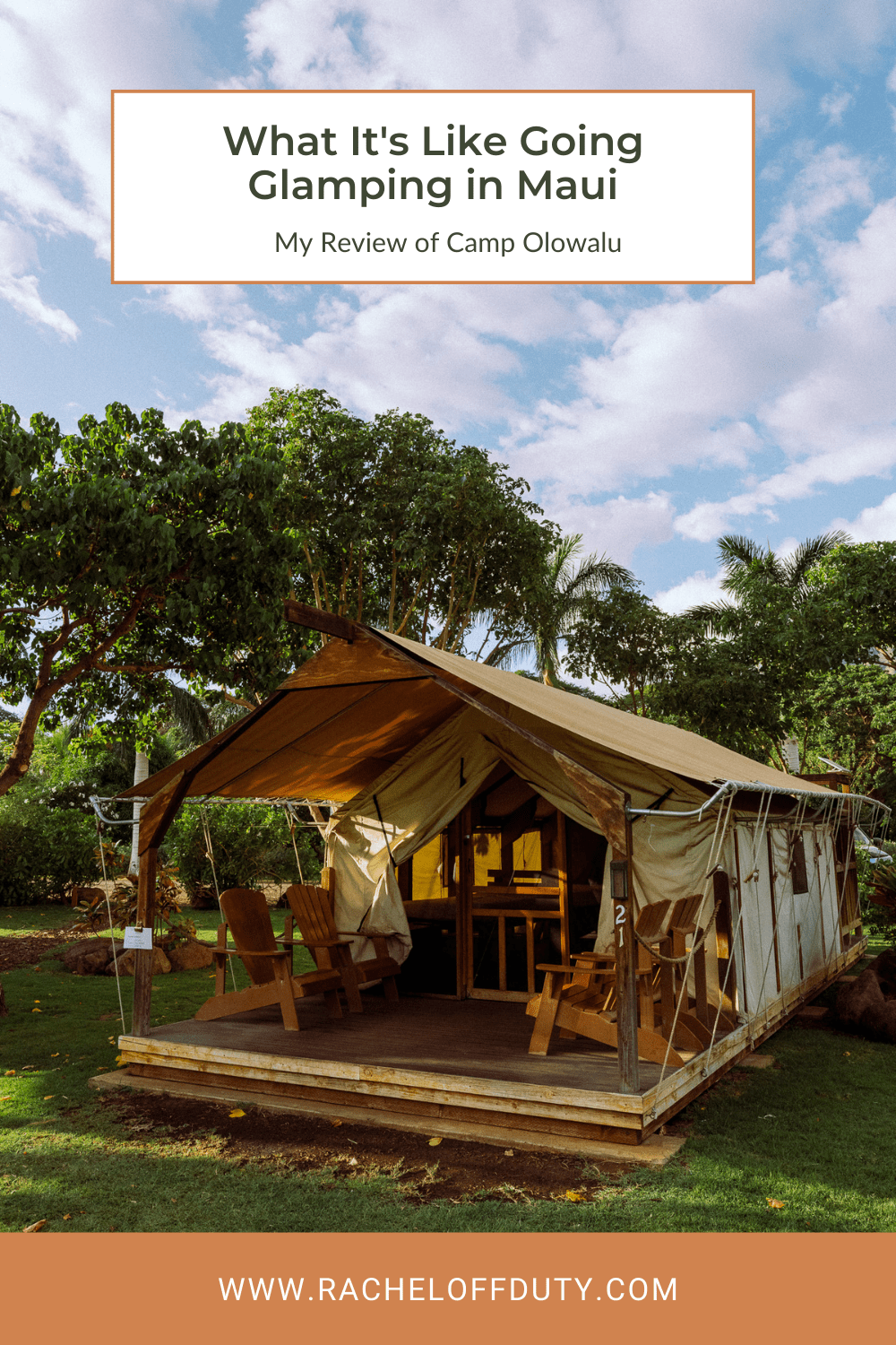 My Review of Camp Olowalu: Glamping in Maui - Rachel Off Duty